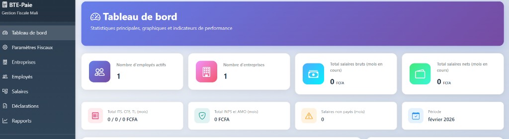 BTE-Paie – Gestion de la paie et fiscale